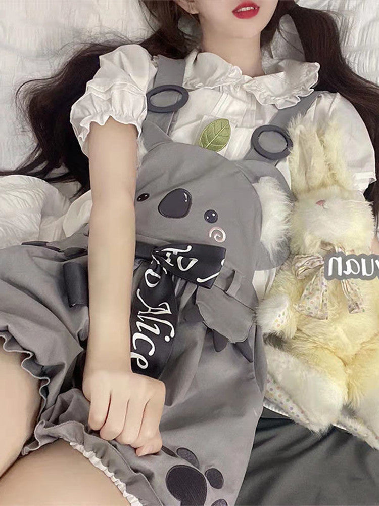 Doll Collar Shirt Shorts HA0847
