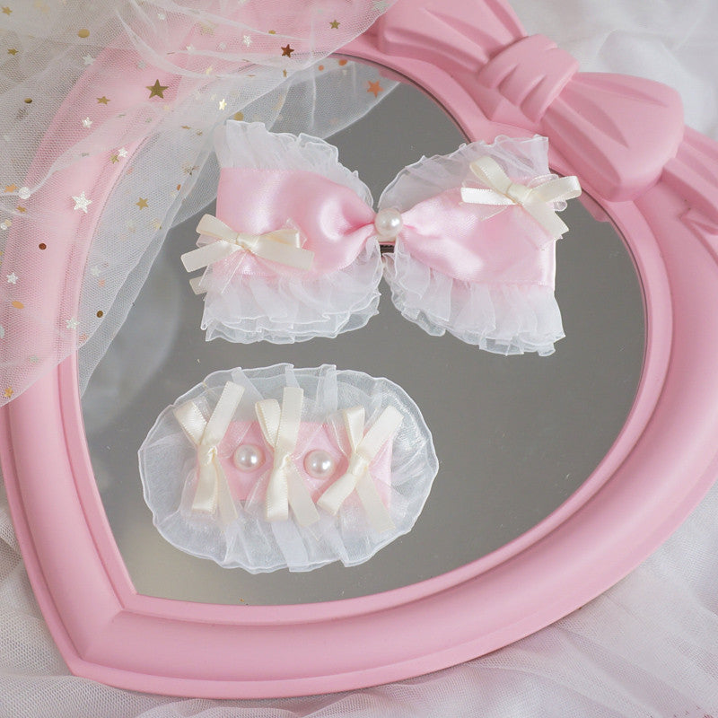 Sweet Pink Bow Tiara    HA0808
