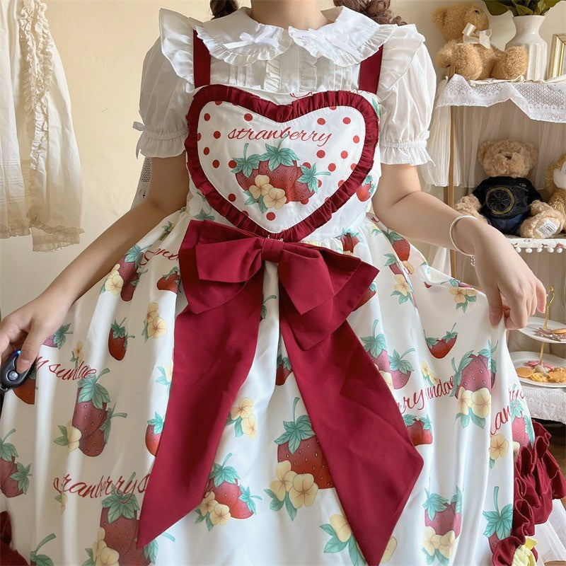 White Doll Collar Puff Sleeve Shirt HA1566