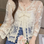 Sun protection small shawl blouse  HA1616