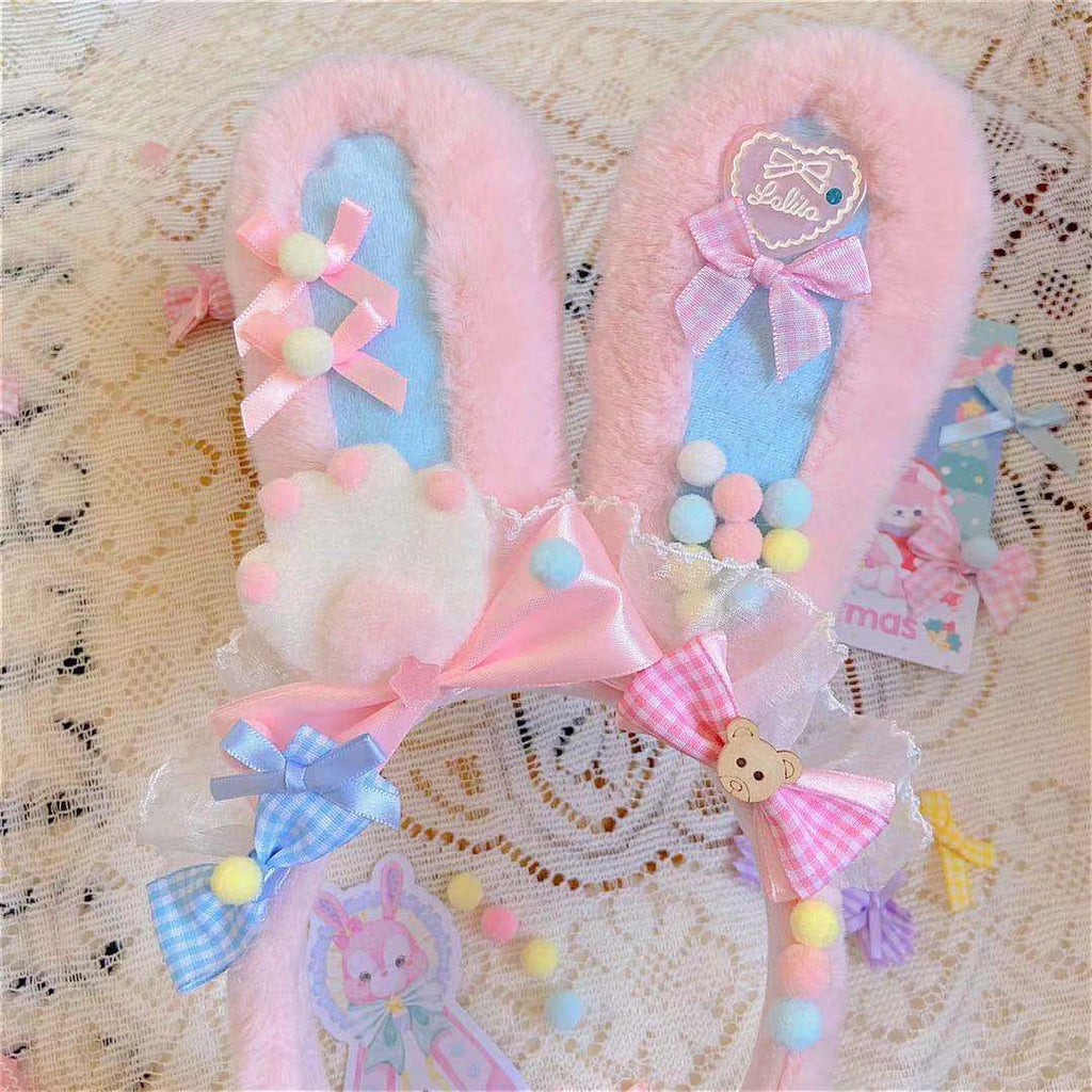 Lolita rabbit ears sweet hair band    HA0752