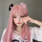Peach Pink Wig  HA0256