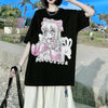 Cartoon Anime Print Short Sleeve T-Shirt  HA0396