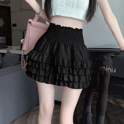 High waist slimming A-line fairy skirt   HA2134
