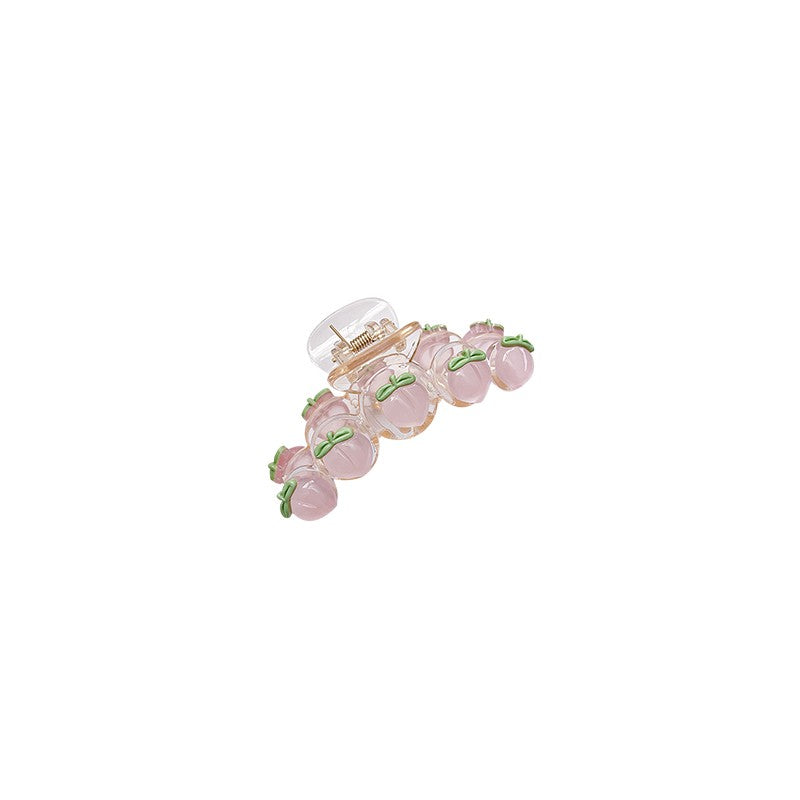 Fruit Pink Peach Hair Clip   HA1504