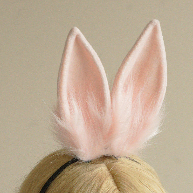 Multicolor Plush Simulation Rabbit Ears  HA0706
