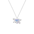 Honey Star Moon Heart Necklace   HA1723