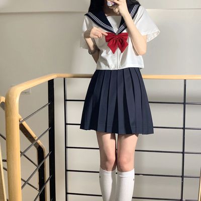 Sailor suit jk uniform skirt suit   HA1118