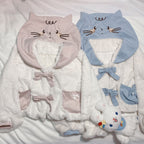 Embroidered plush jacket  HA1148