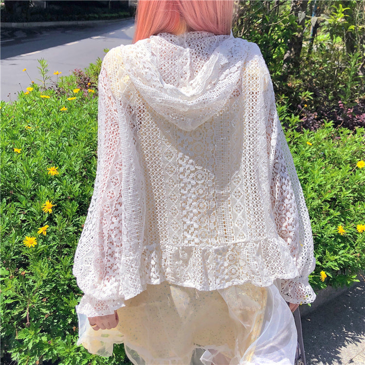 Sweet and cute cardigan sun protection clothing   HA0371