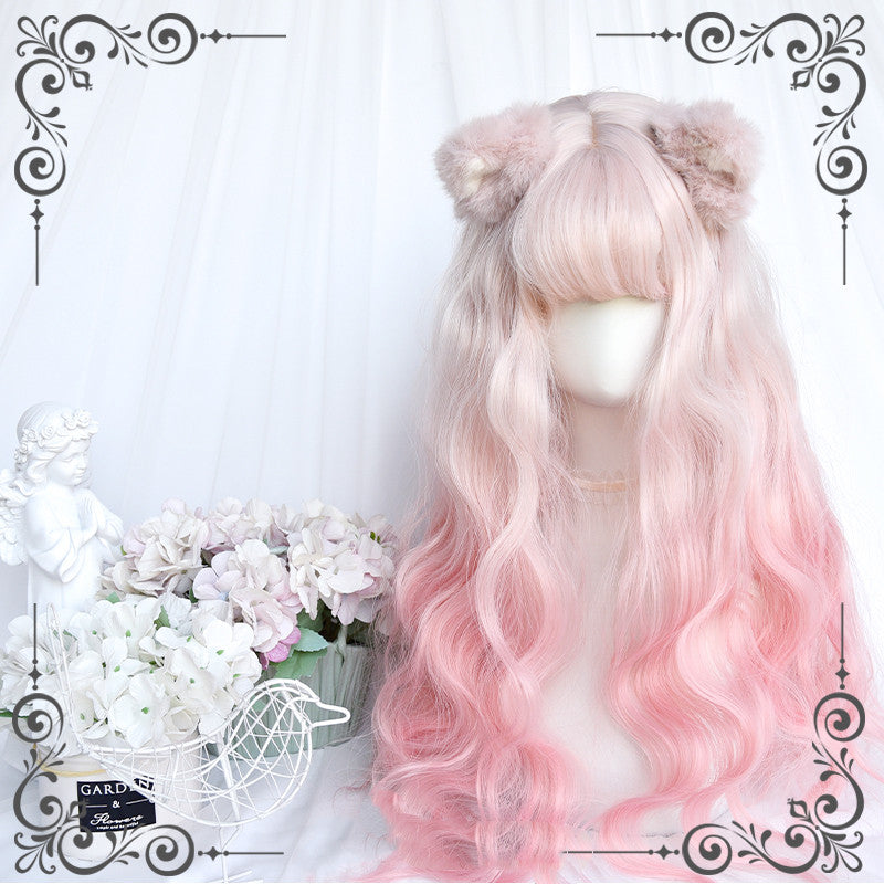 Wool curly wig cute HA0853