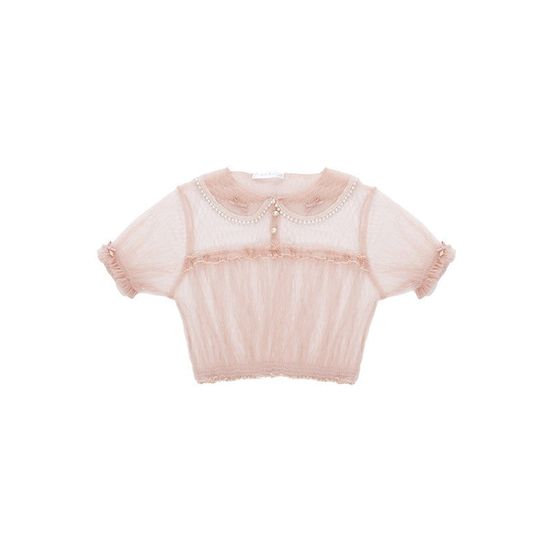 Lace pearl neckline lolita inner wear   HA1519