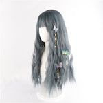 Haze Gray Blue Wig  HA0067