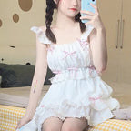 Sweet Bow Suspender Set HA0536