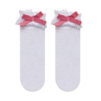 Lolita mid tube bow socks  HA0689