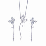 Super fairy butterfly tassel clavicle chain   HA1231