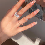 Butterfly Diamond Necklace Ring   HA0722
