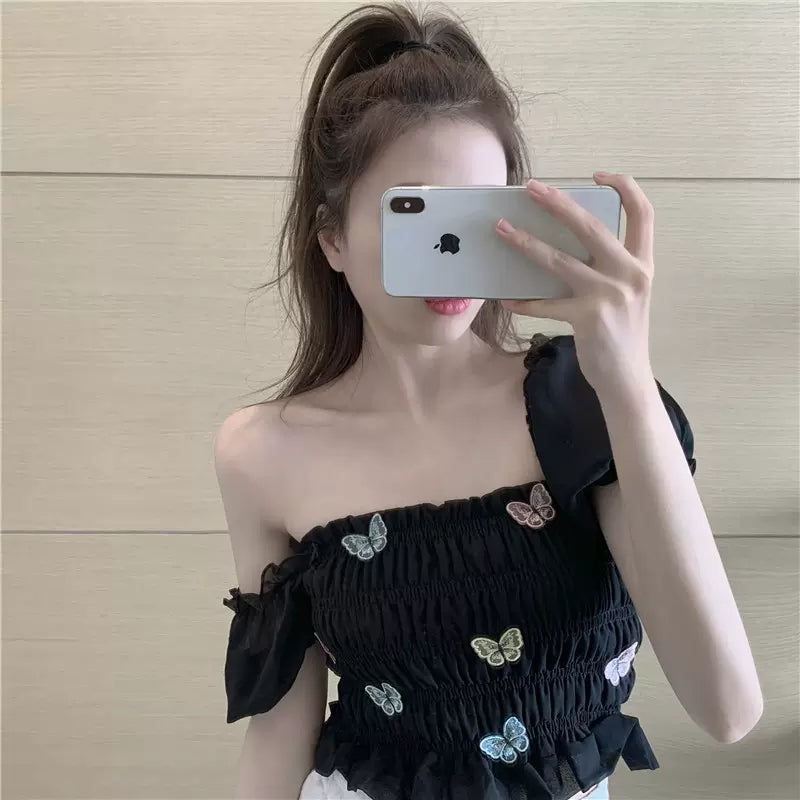 Sexy Chiffon Shirt HA1061