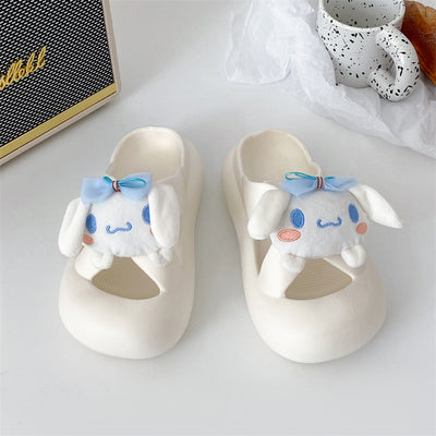 Cute Cartoon Doll Baotou Slippers   HA1641
