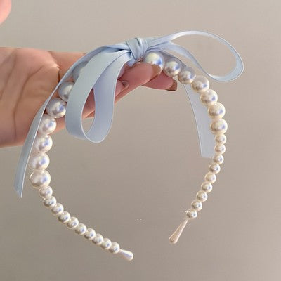 Pink bow ribbon hairpin   HA1975