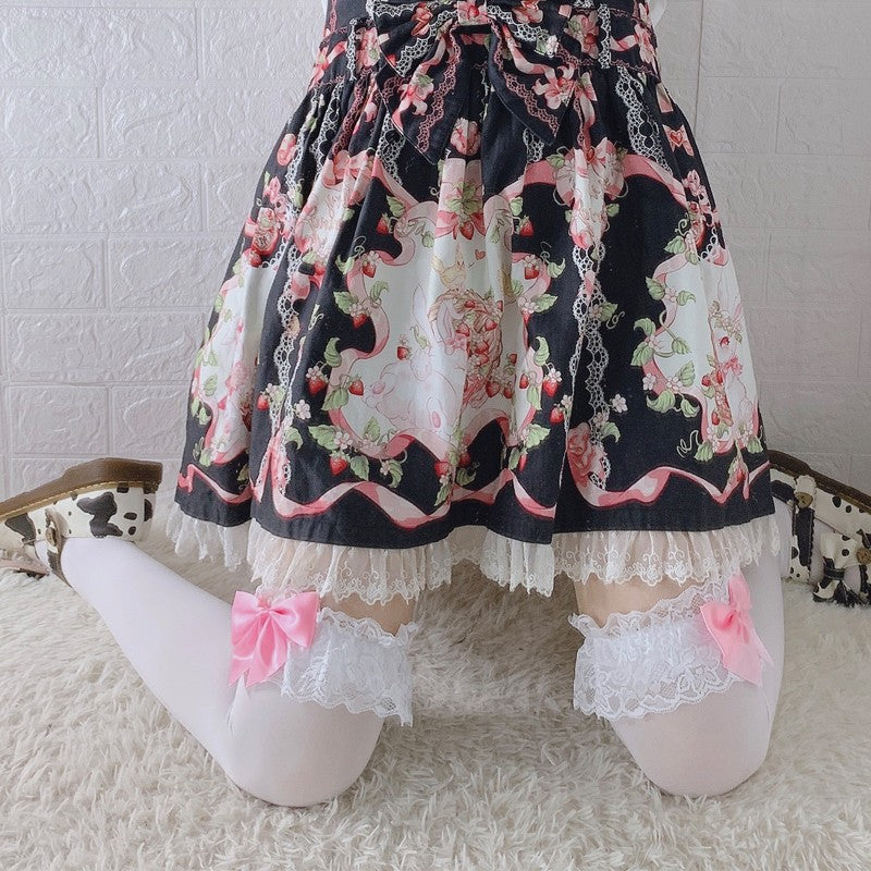 Cute bow high stockings   HA1429