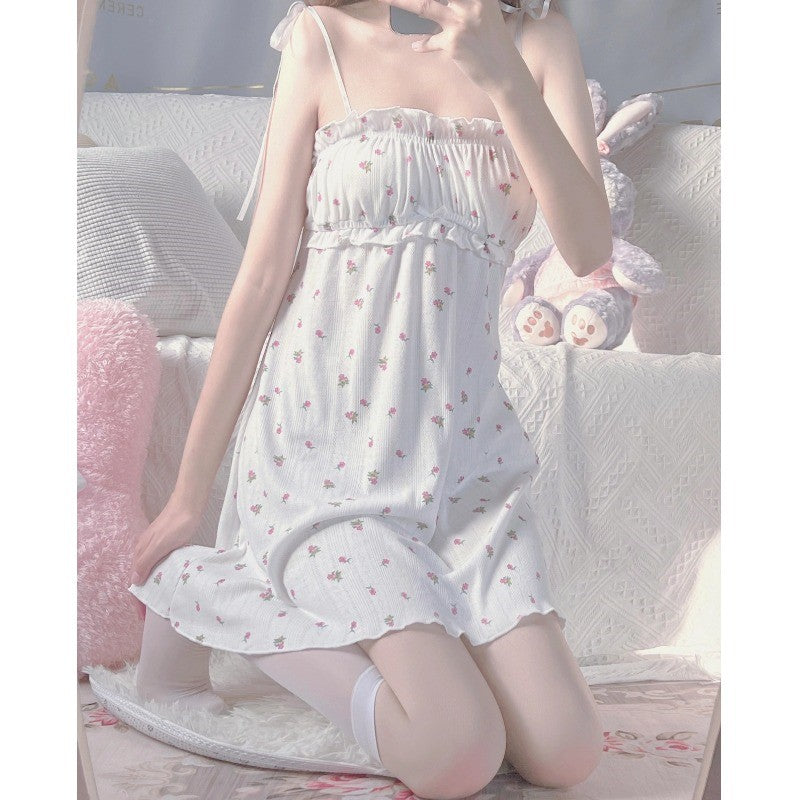 Floral sling night dress HA1602