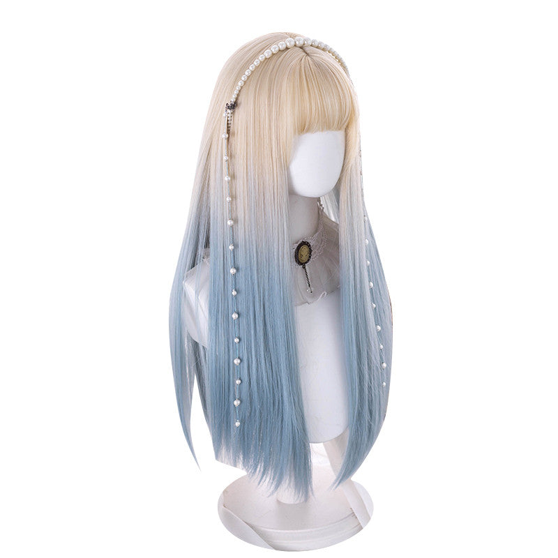 Color Gradient Long Straight Hair  HA0410