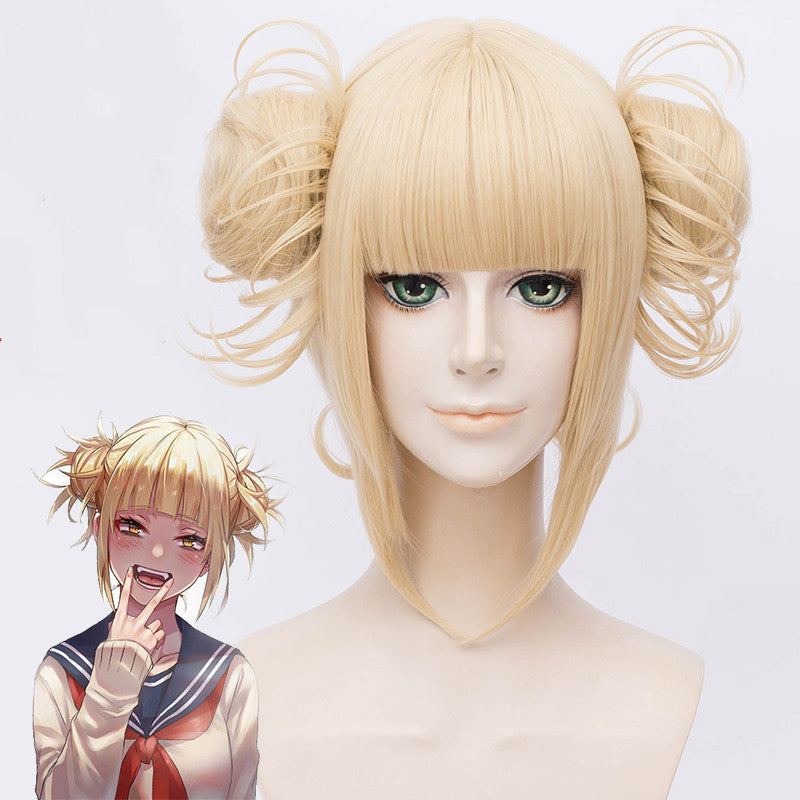 Milk blonde cos wig   HA0712