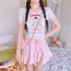 Sweet and cute short sleeve t-shirt    HA0527