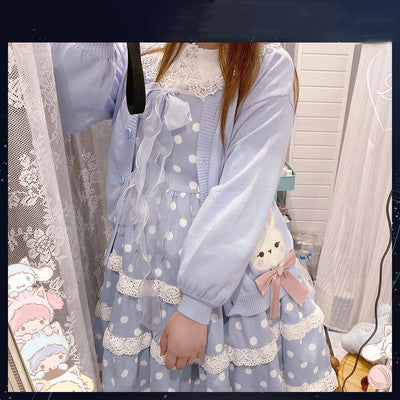 Cute bunny sweet loose cardigan  HA0513