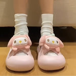 Cute Cartoon Doll Baotou Slippers   HA1641