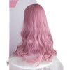 Coral peach pink purple wig  HA0064
