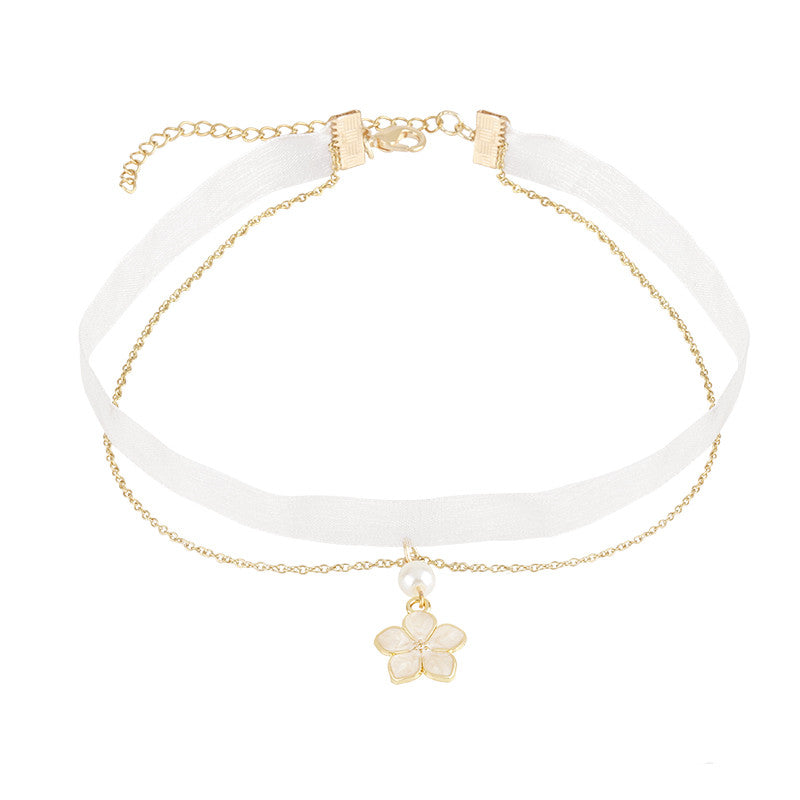 Super fairy collarbone chain women's necklace   HA1209