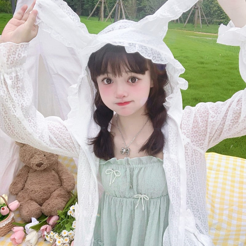 Rabbit ear cardigan jacket  HA1662