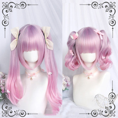 Pink Detachable Ponytail Wig   HA0429