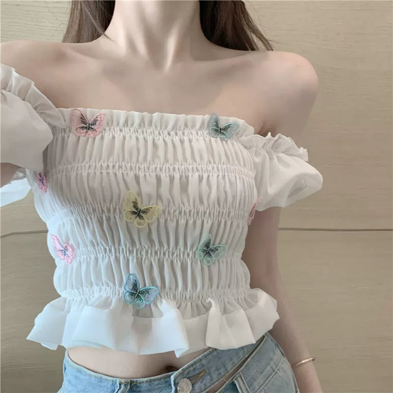 Sexy Chiffon Shirt HA1061