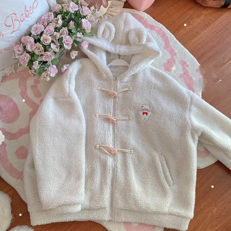 Sweet Bear Ears Long Sleeve Jacket   HA1501