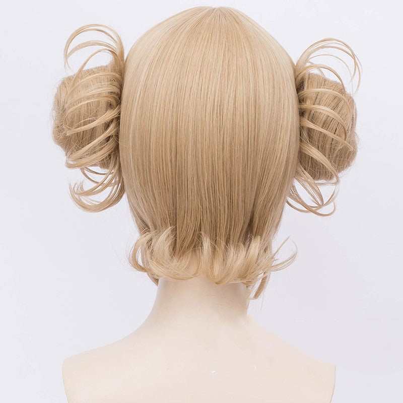 Milk blonde cos wig   HA0712