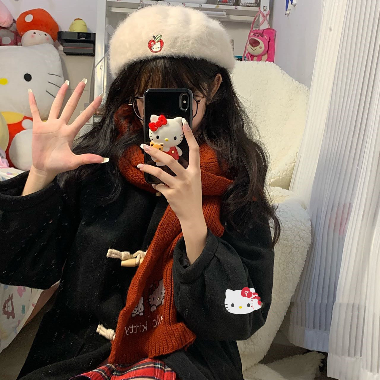 Mink Winter Beret   HA1198