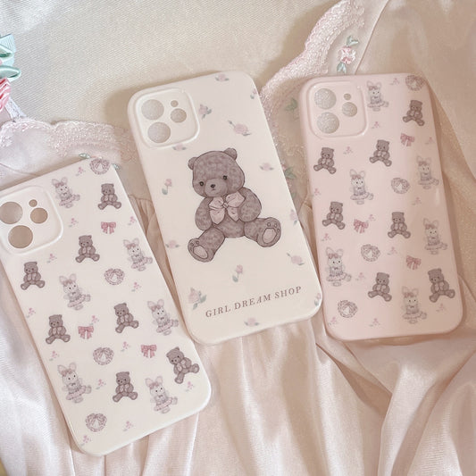 Sweet printed cartoon all-inclusive apple shell   HA1379