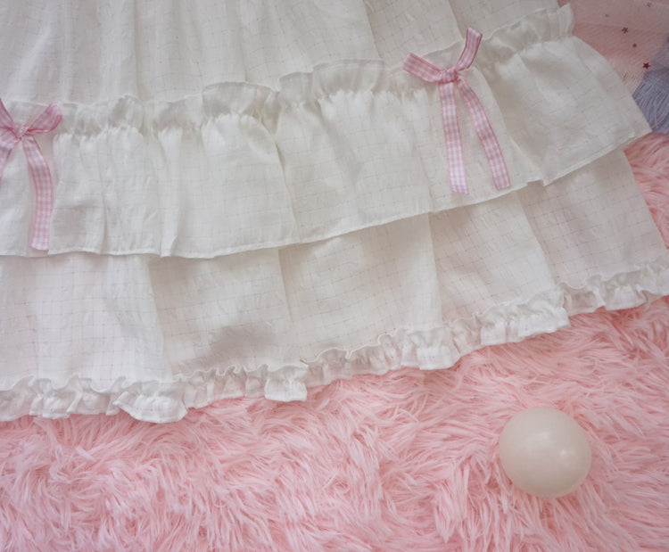 Lace cake skirt women's A-line skirt   HA0878