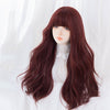 Red Big Wave Long Curly Wig   HA1241