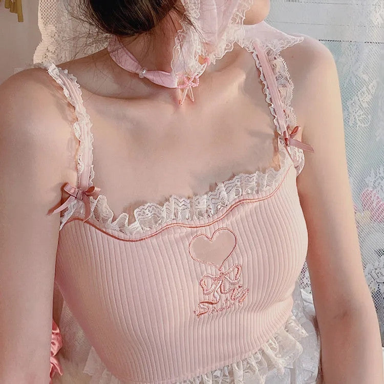 Sweet and soft girl camisole   HA1151
