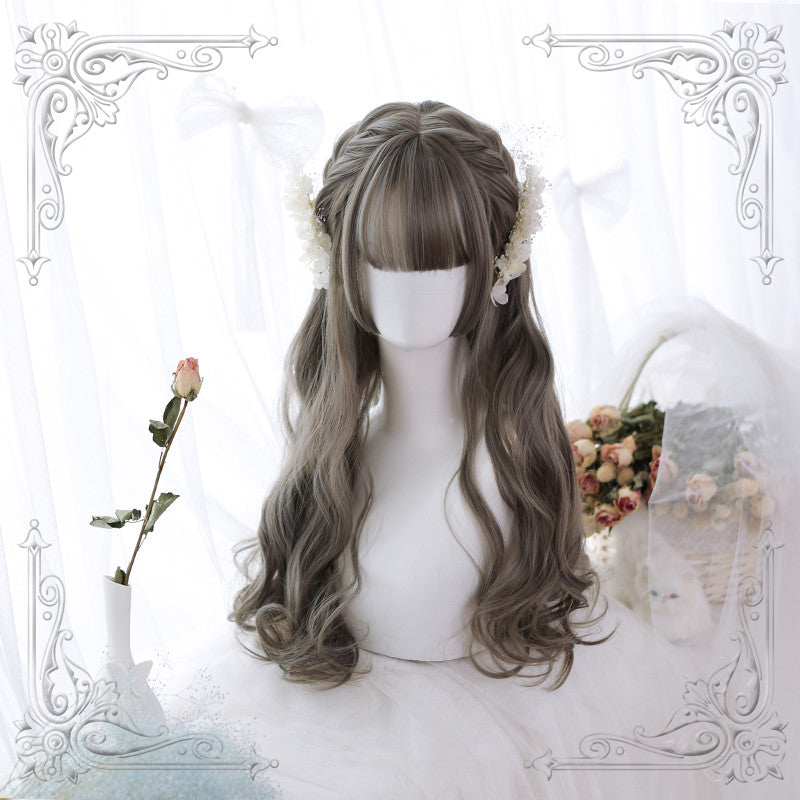 Ji Fa bangs long curly wig  HA0462