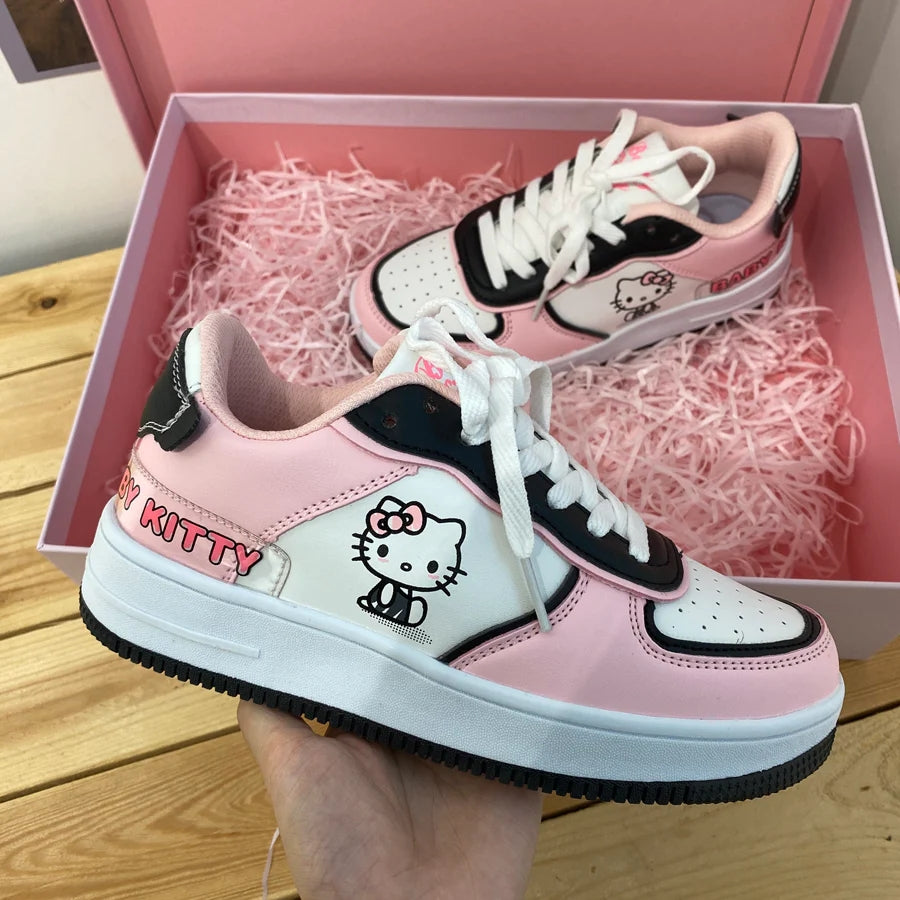 Cute pink sneakers HA0911