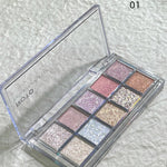 Ultra-shimmery matte 10-color eyeshadow palette    HA0090