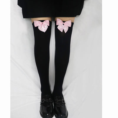 Cute bow high stockings   HA1429