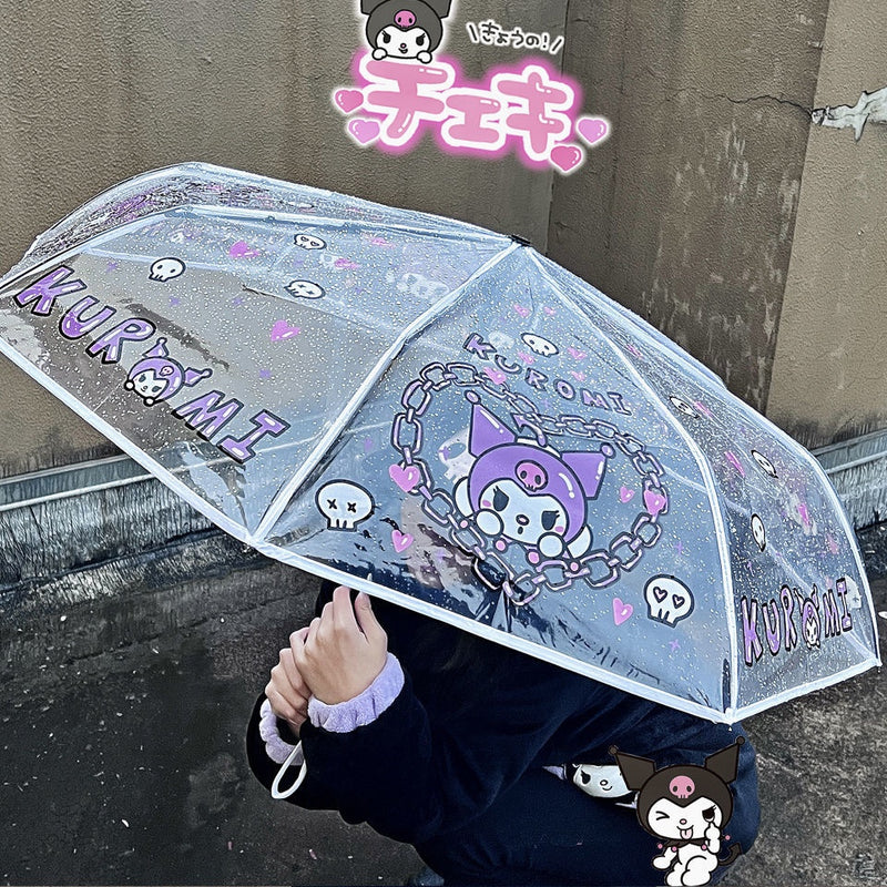 foldable transparent umbrella HA0802