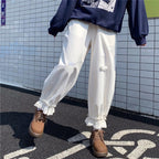 Cute soft sister pants flower bud pants   HA0567