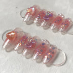 Bear bridal fake nails  HA0001